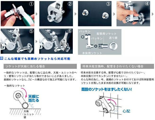 KF5000HA　KVK  蛇口　交換方法