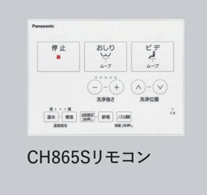 CH865Sのリモコン