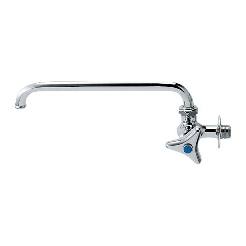 長パイプ横形自在水栓