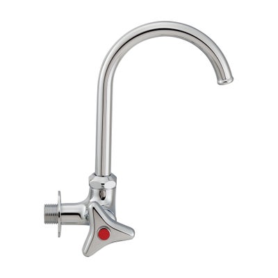 左ハンドル横形スワン水栓